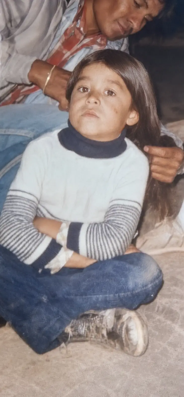 Family hands, early years in Mexico
